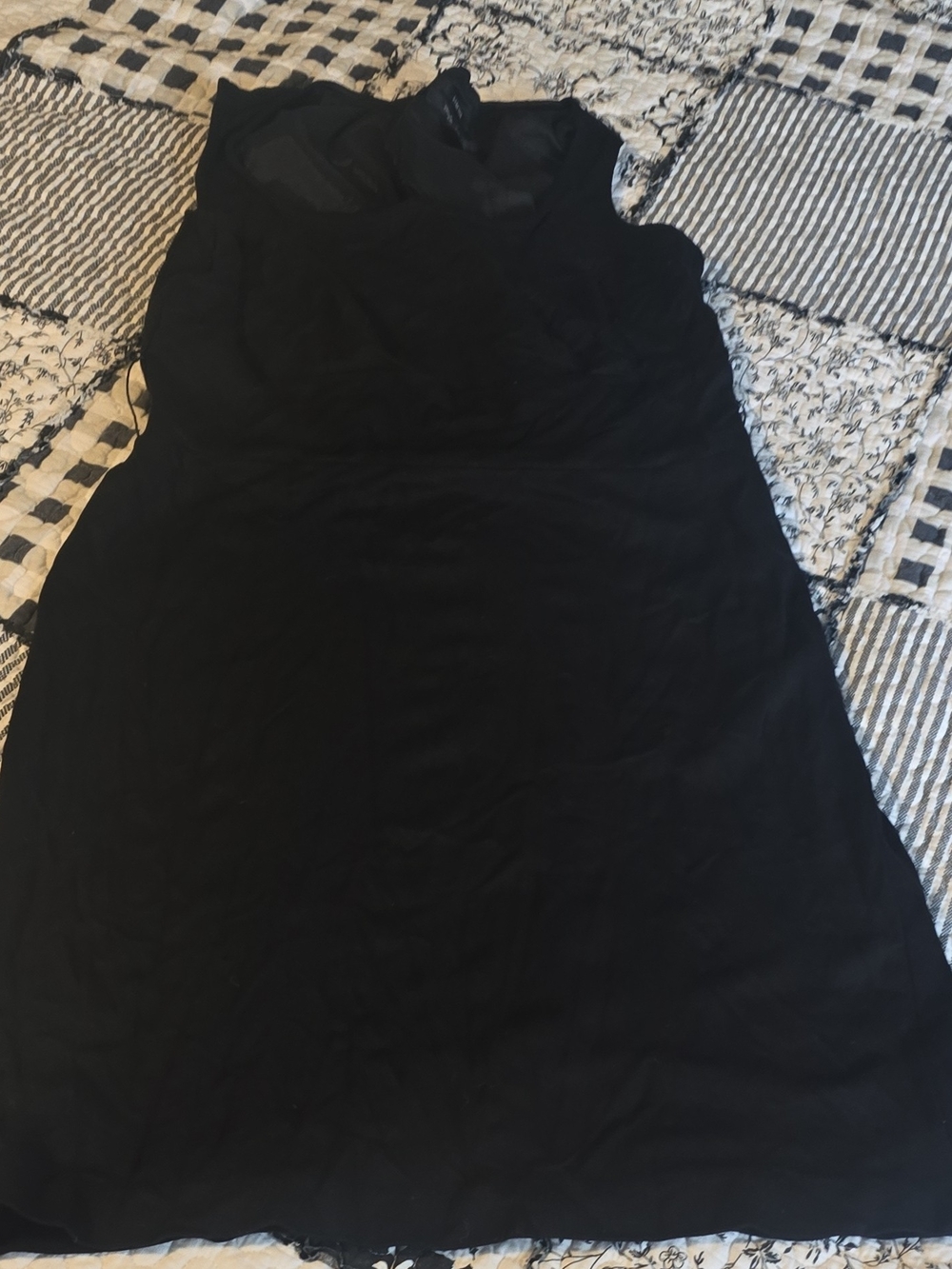 Style & Co. One-Shoulder Black Dress